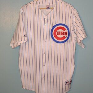 Majestic genuine merchandise Cubs XL V-neck short-sleeved shirt